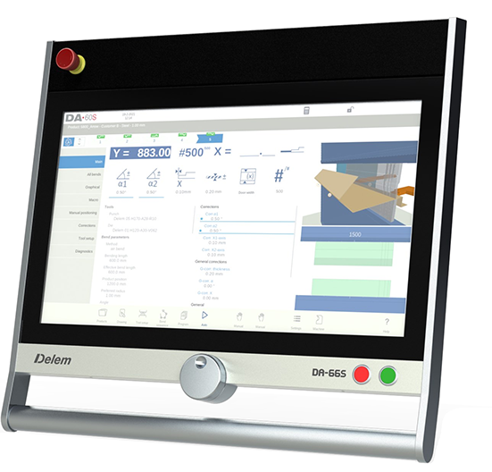 DA-66S Modular CNC System for Electro-Hydraulic Press Brakes