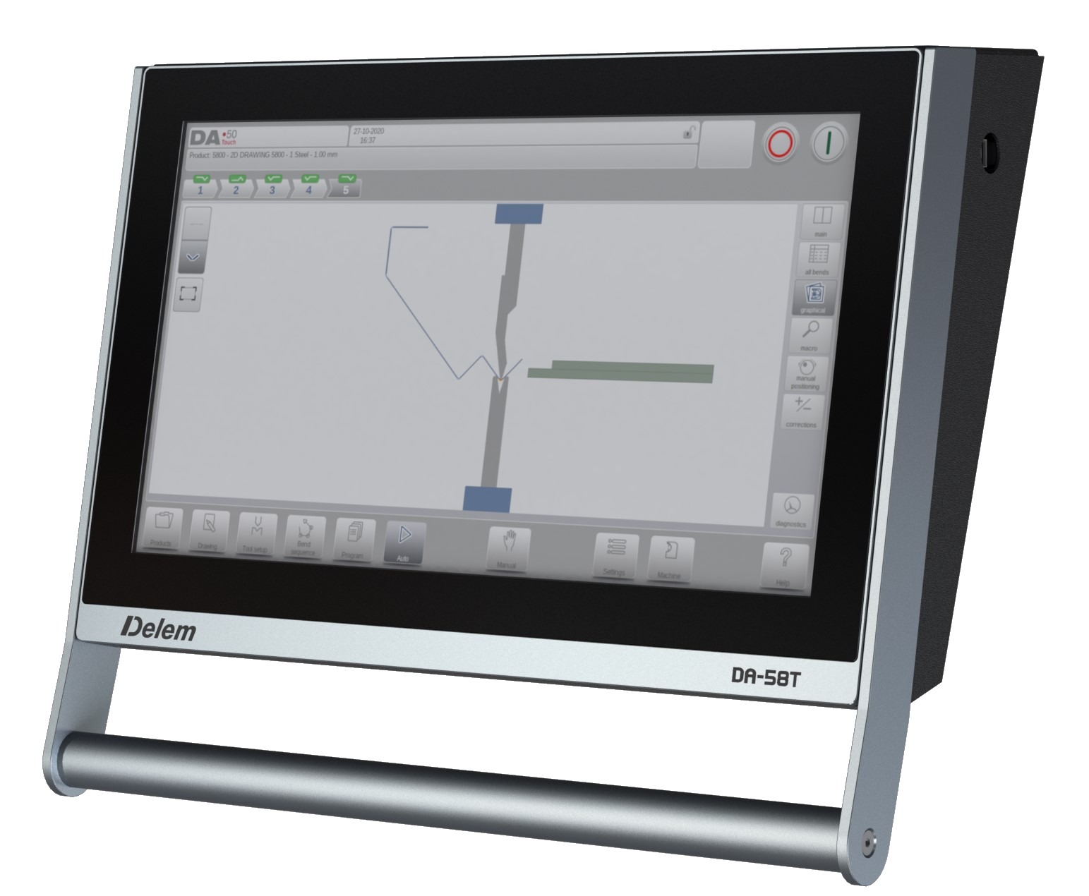 DA-58TX Integrated Electro-Hydraulic Bending Machine CNC System