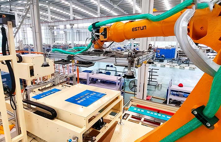 Gypsum Board Packaging Station